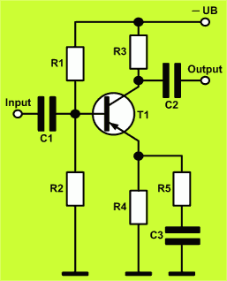 Emitterschaltung mit PNP-Transistor