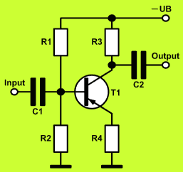 einfache Emitterschaltung mit PNP-Transistor