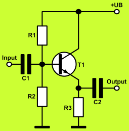Kollektorschaltung mit NPN-Transistor